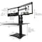 Victor Technology Desk Riser, Dual Monitor, 28"W x 23"L x 0 to15-1/2"H, Black VCTDC350A - alternate 8